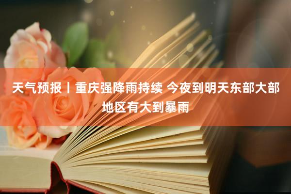 天气预报丨重庆强降雨持续 今夜到明天东部大部地区有大到暴雨