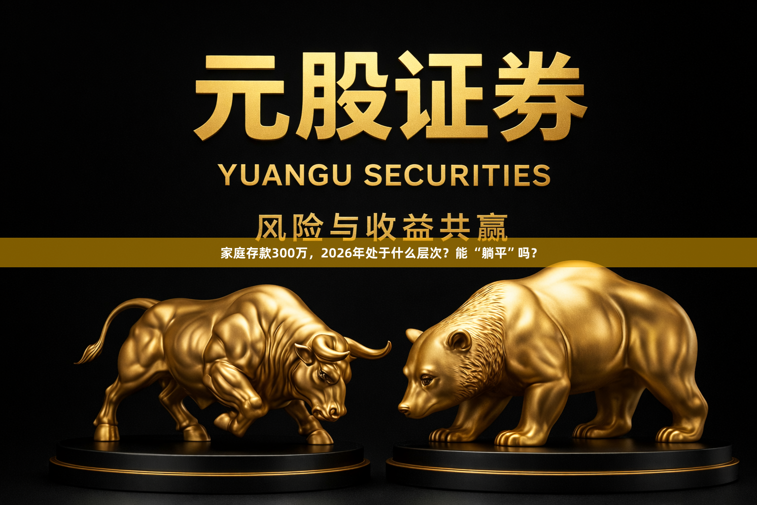 家庭存款300万，2026年处于什么层次？能 “躺平”吗？